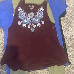 Embroidered American Eagle Tank Top